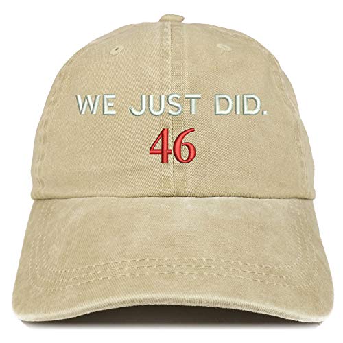 Trendy Apparel Shop We Just Did 46 President 2020 Celebration Washed Cotton Cap