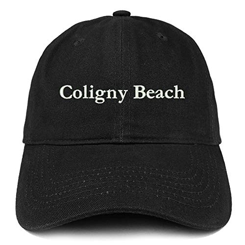 Trendy Apparel Shop Coligny Beach Embroidered Brushed Cotton Cap