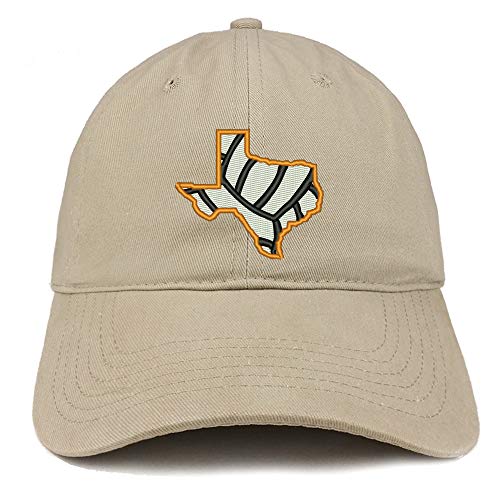 Trendy Apparel Shop Texas Volleyball Embroidered Brushed Cotton Cap
