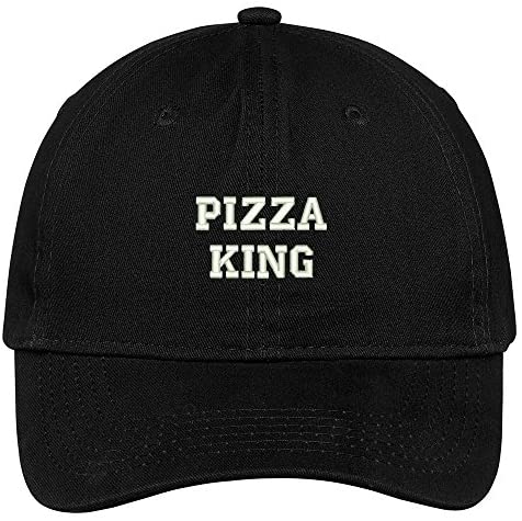 Trendy Apparel Shop Pizza King Embroidered Low Profile Adjustable Cap Dad Hat