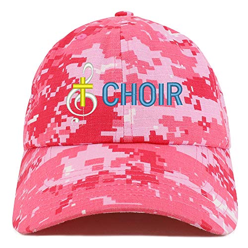 Trendy Apparel Shop Choir Embroidered Soft Crown 100% Brushed Cotton Cap