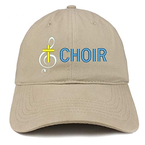 Trendy Apparel Shop Choir Embroidered Soft Crown 100% Brushed Cotton Cap