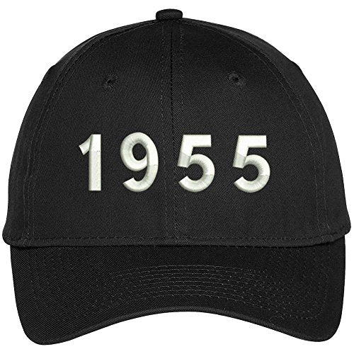 Trendy Apparel Shop 1955 Birth Year Embroidered Baseball Cap