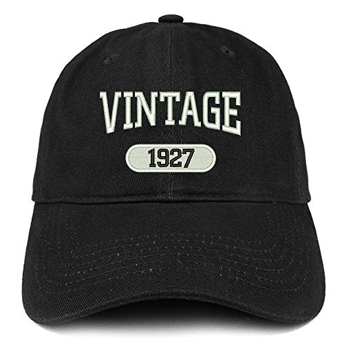 Trendy Apparel Shop Vintage 1926 Embroidered 94th Birthday Relaxed Fitting Cotton Cap