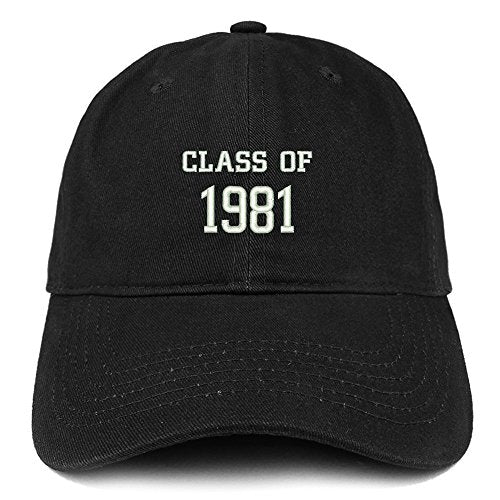 Trendy Apparel Shop Class of 1981 Embroidered Reunion Brushed Cotton Baseball Cap