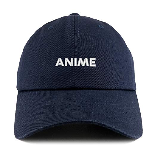 Trendy Apparel Shop Anime Solid Adjustable Unstructured Dad Hat