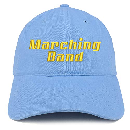 Trendy Apparel Shop Marching Band Embroidered Soft Crown 100% Brushed Cotton Cap