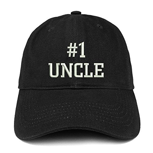 Trendy Apparel Shop Number 1 Uncle Embroidered Low Profile Soft Cotton Baseball Cap