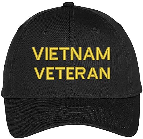 Trendy Apparel Shop Vietnam Veteran Embroidered Military Baseball Cap