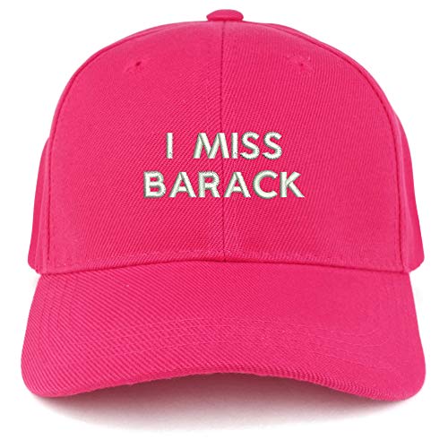 Trendy Apparel Shop I Miss Barack Embroidered Youth Size Kids Structured Baseball Cap