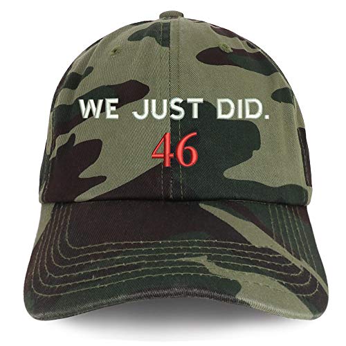 Trendy Apparel Shop We Just Did 46 President 2020 Celebration Brushed Cotton Cap