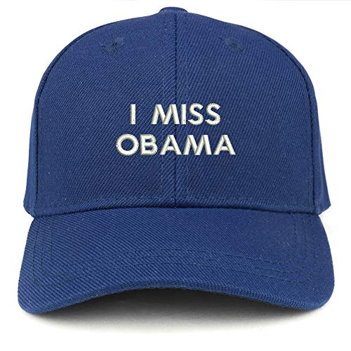 Trendy Apparel Shop I Miss Obama Embroidered Youth Size Kids Structured Baseball Cap