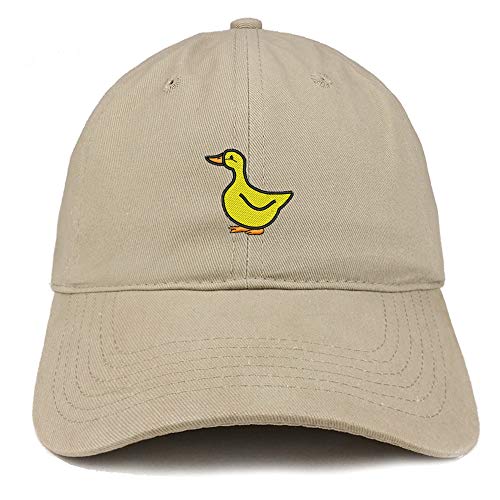 Trendy Apparel Shop Quack Embroidered Unstructured Cotton Dad Hat