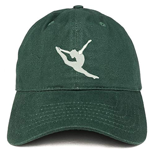 Trendy Apparel Shop Gymnast Embroidered Soft Crown 100% Brushed Cotton Cap