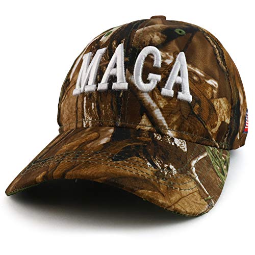 Trendy Apparel Shop MAGA Embroidered USA Flag Side Structured Baseball Cap