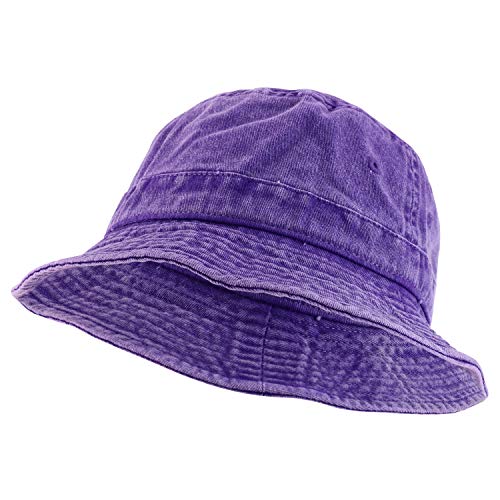 Trendy Apparel Shop 100% Cotton Pigment Dyed Washed Bucket Hat
