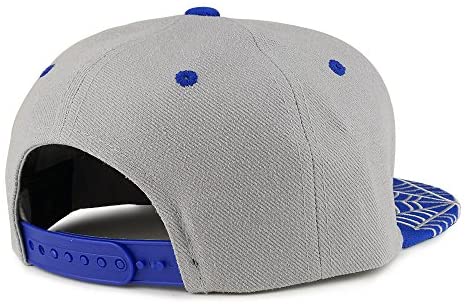 Trendy Apparel Shop Youth Size Spider Text Flat Bill Snapback Cap
