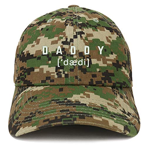 Trendy Apparel Shop Daddy daedi Embroidered Brushed Cotton Cap
