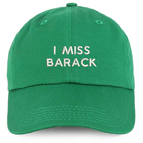 Trendy Apparel Shop Youth I Miss Barack Unstructured Cotton Baseball Cap