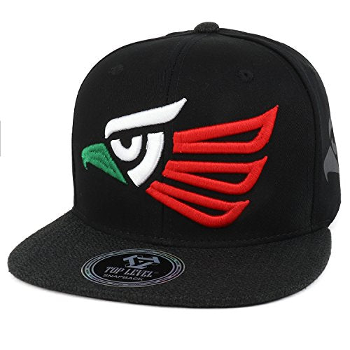 Trendy Apparel Shop Hecho en Mexico Eagle 3D Embroidered Snapback with Flatbill