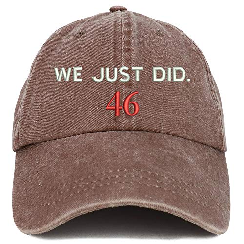 Trendy Apparel Shop We Just Did 46 President 2020 Celebration Washed Cotton Cap