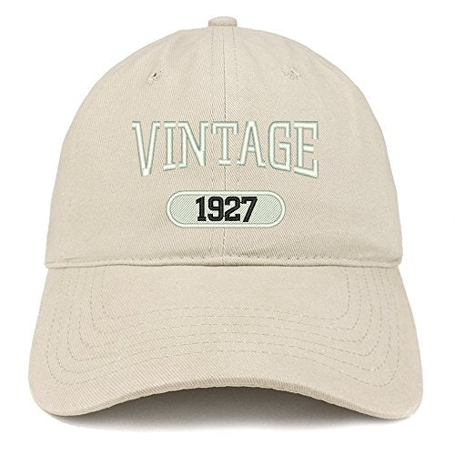Trendy Apparel Shop Vintage 1926 Embroidered 94th Birthday Relaxed Fitting Cotton Cap