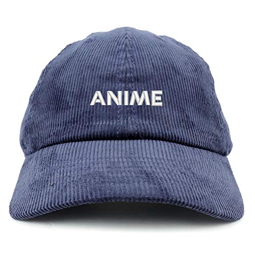Trendy Apparel Shop Anime Cotton Corduroy Unstructured Baseball Cap
