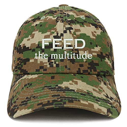 Trendy Apparel Shop Feed The Multitude Soft Crown 100% Brushed Cotton Cap