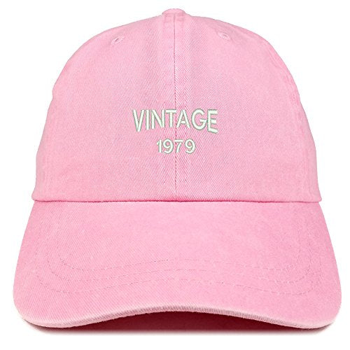 Trendy Apparel Shop Small Vintage 1978 Embroidered 42nd Birthday Washed Pigment Dyed Cap
