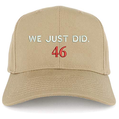 Trendy Apparel Shop We Just Did 46 President 2020 Celebration Plain Baseball Cap