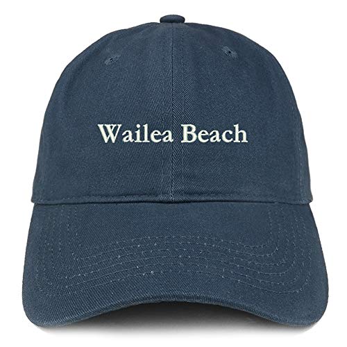 Trendy Apparel Shop Wailea Beach Embroidered Brushed Cotton Cap