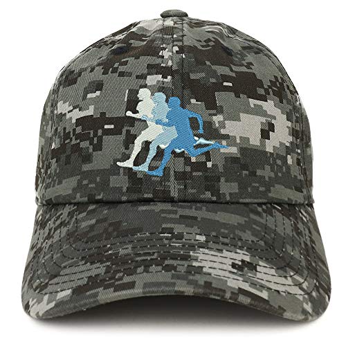 Trendy Apparel Shop Runner Embroidered Soft Crown 100% Brushed Cotton Cap