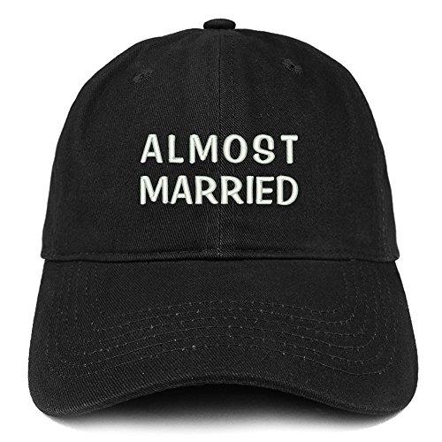 Trendy Apparel Shop Almost Married Embroidered Soft Cotton Dad Hat