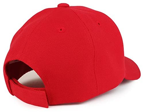 Trendy Apparel Shop Punisher Skull Embroidered Youth Size Kids Structured Baseball Cap - RED