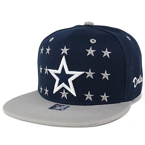 Trendy Apparel Shop Texas Big Star Embroidered Flat Bill Adjustable Baseball Cap