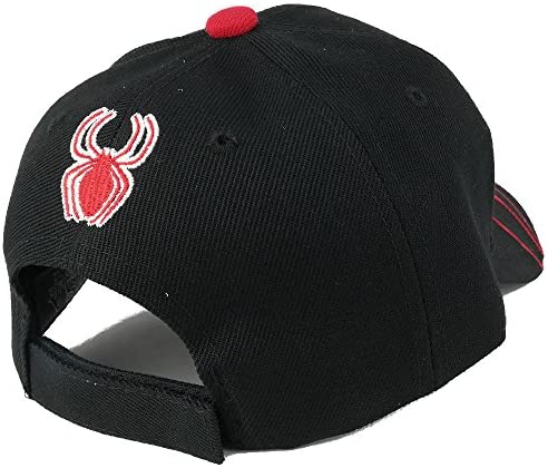 Trendy Apparel Shop Kids Size Spider Graphic and Text Web Adjustable Baseball Cap