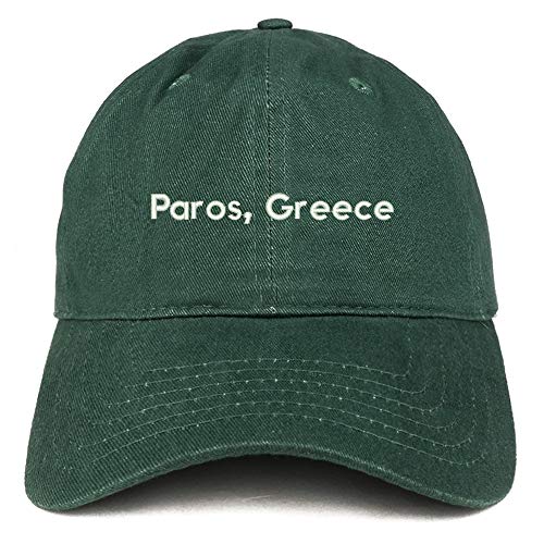 Trendy Apparel Shop Paros Greece Embroidered Cotton Unstructured Dad Hat