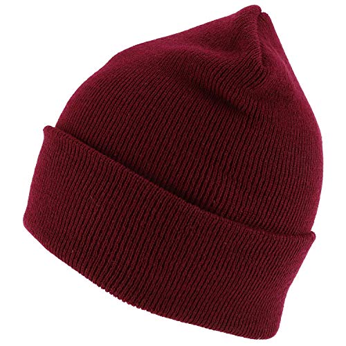 Trendy Apparel Shop Made in USA Winter Cuff Folded Long Beanie