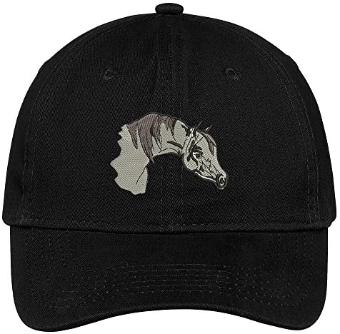 Trendy Apparel Shop Arabian Horse Embroidered Cap Premium Cotton Dad Hat