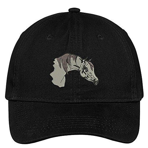 Trendy Apparel Shop Arabian Horse Embroidered Cap Premium Cotton Dad Hat