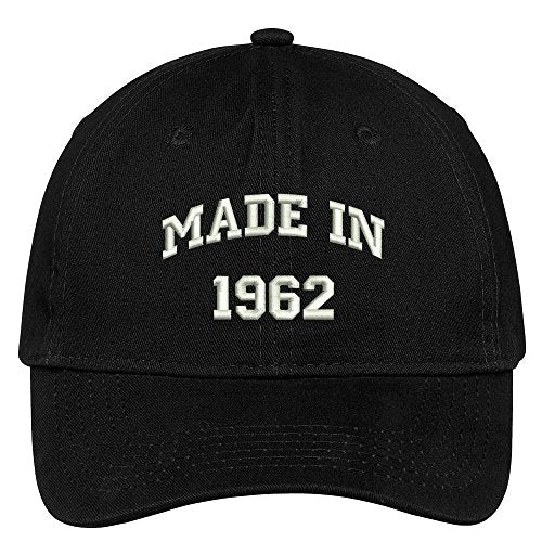 Trendy Apparel Shop Made in 1962-57th Birthday Embroidered Brushed Cotton Baseball Cap