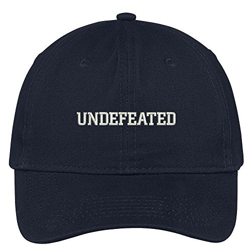 Trendy Apparel Shop Undefeated Embroidered 100% Quality Brushed Cotton Baseball Cap