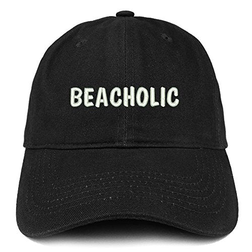 Trendy Apparel Shop Beacholic Embroidered Low Profile Brushed Cotton Cap