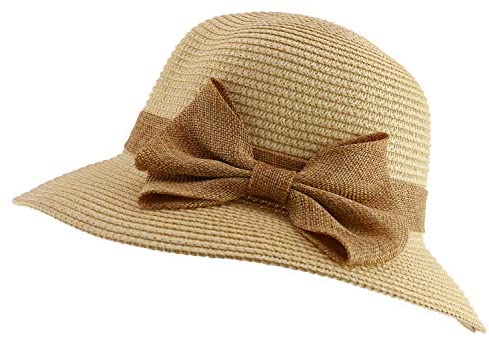 Straw Bucket Hat With A Bow Band Women main image 4