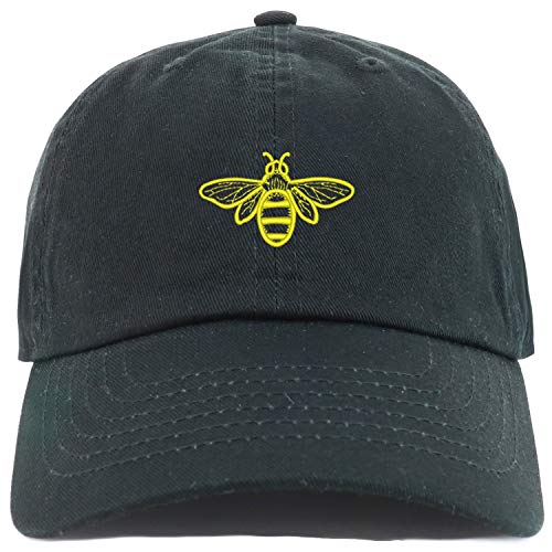 Trendy Apparel Shop Youth Sized Bee Embroidered Adjustable Unstructured Baseball Cap