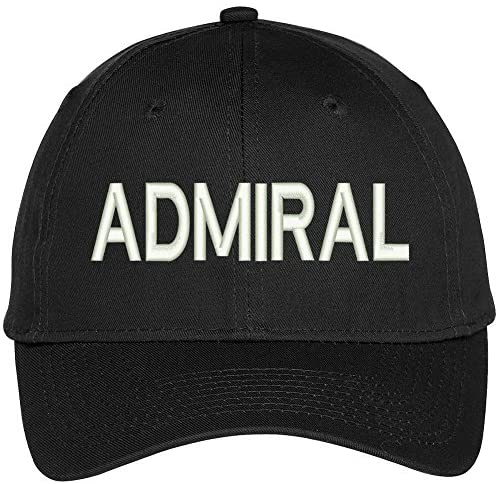 Trendy Apparel Shop Admiral Embroidered Baseball Cap
