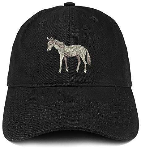 Trendy Apparel Shop Donkey Mule Embroidered Soft Cotton Dad Hat