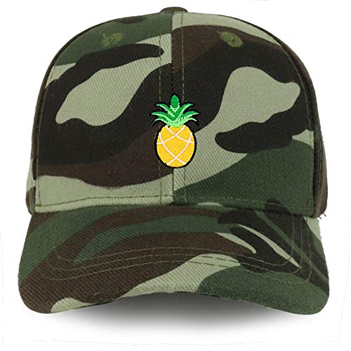 Trendy Apparel Shop Pineapple Patch Structured Youth Baseball Cap