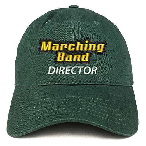 Trendy Apparel Shop Marching Band Director Embroidered Soft Crown 100% Brushed Cotton Cap