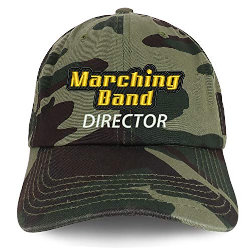 Trendy Apparel Shop Marching Band Director Embroidered Soft Crown 100% Brushed Cotton Cap